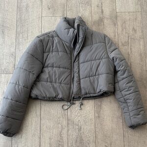 Gray Puffer Jacket